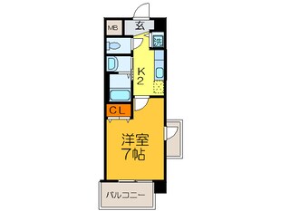 ベルドミ－ル末広五番館の物件間取画像